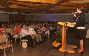 A presidente Sandra Sily lembrou os reconhecimentos nacionais que a Cesan recebeu em 2014